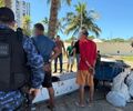 Cabos de energia, joias e dinheiro: dois homens são presos por receptação na orla de Jaraguá