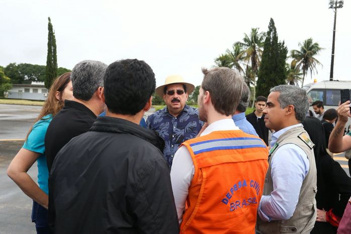 Prefeito de Rio Largo recebe Ministro do Desenvolvimento Regional que está no município para avaliar os danos causados pelas chuvas