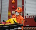 Bombeiros socorrem vítima de atropelamento por ônibus em Maceió
