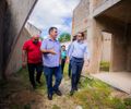 Obras de ginásio esportivo da Escola Municipal Zumbi dos Palmares avançam no Clima Bom