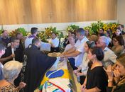 O adeus a Benedito de Lira: ex-senador é sepultado em Maceió com homenagens de familiares e políticos