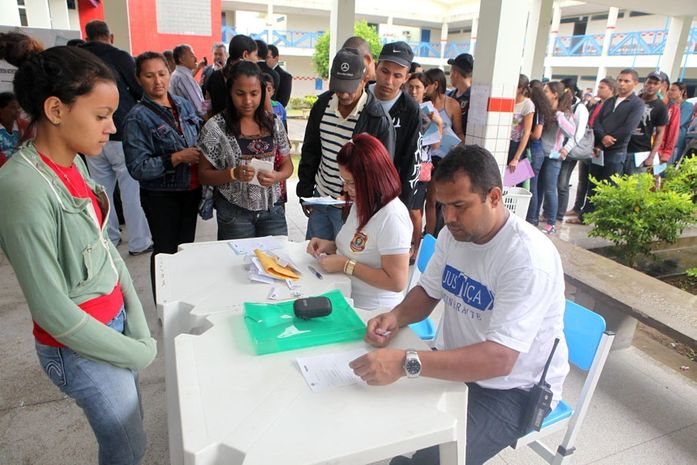 Mutirão da Justiça Itinerante em Santana do Ipanema, em 2013