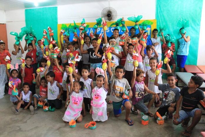 Assistência Social de Santana do Mundaú comemora Páscoa com usuários do SCFV/CRAS