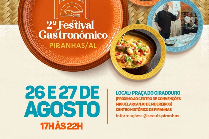 2° Festival Gastronômico de Piranhas movimenta Sertão de Alagoas⠀