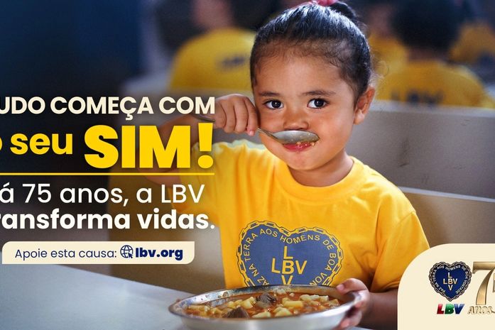 O seu SIM alimenta, aquece e transforma vidas!