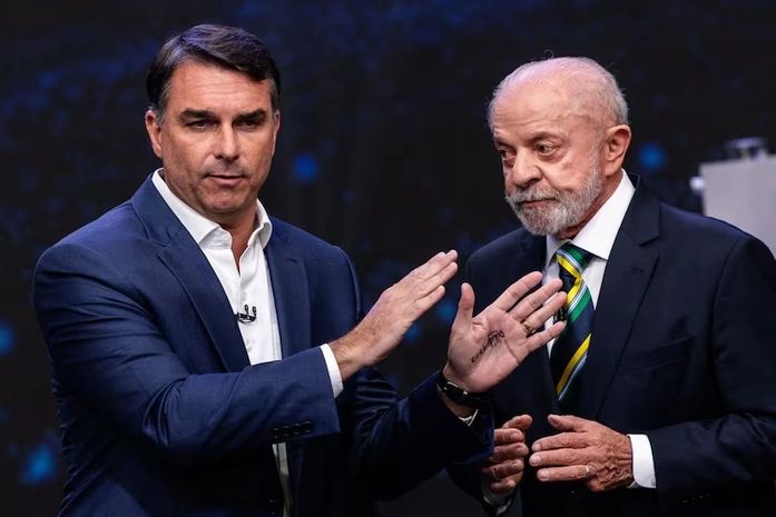 Quaest: diferença entre Flávio Bolsonaro e Lula cai para um ponto no segundo turno