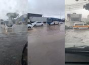 Fortes chuvas causam transtornos e alagamentos em vários pontos de Maceió

