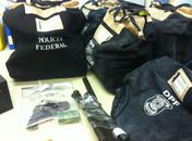 Material apreendido na Operação Iscariotes