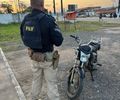Moto roubada é recuperada pela PRF durante fiscalização em Colônia Leopoldina