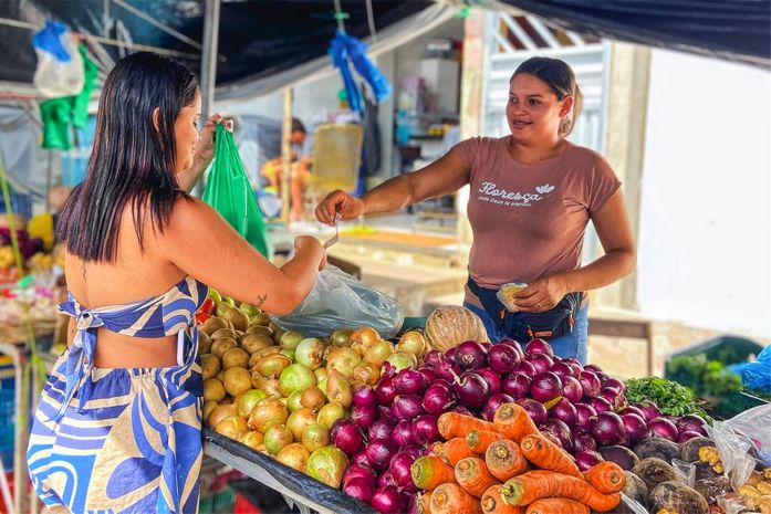 Prefeitura realiza fiscalização e organização da feira livre em Girau nesta segunda (04)