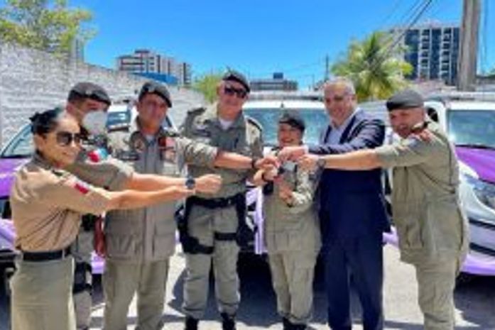 SSP entrega três novas viaturas para a Patrulha Maria da Penha