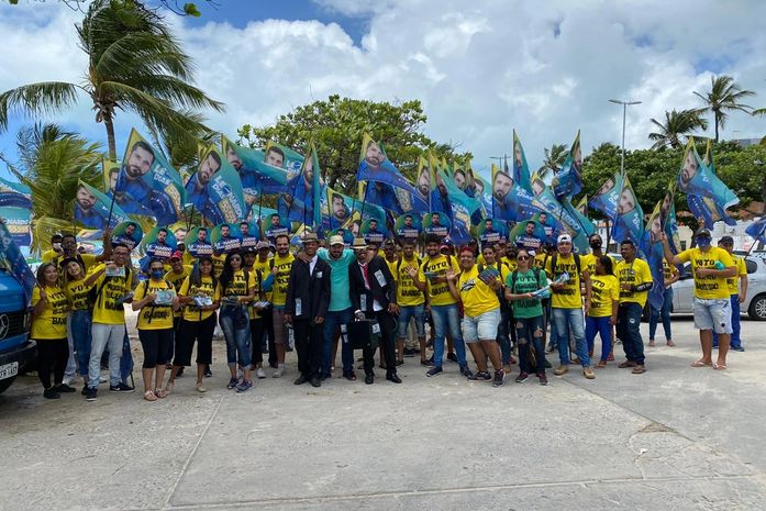 Na véspera da eleição, Leonardo Dias vai às ruas com campanha contra compra de votos