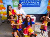 Luciano entrega creche no Planalto e anuncia mais 8 centros de educação infantil em Arapiraca
