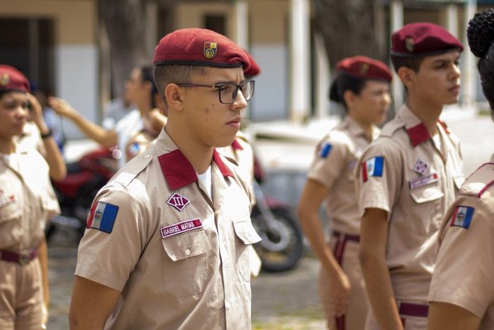 Alunos do Colégio Tiradentes