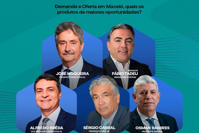 Panorama de Mercado debate demanda, oferta e oportunidades para o setor imobiliário de Maceió