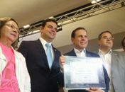 João Dória é homenageado em Maceió