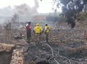 Ronda no Bairro atua em apoio no combate a incêndio de grandes proporções em Rio Largo