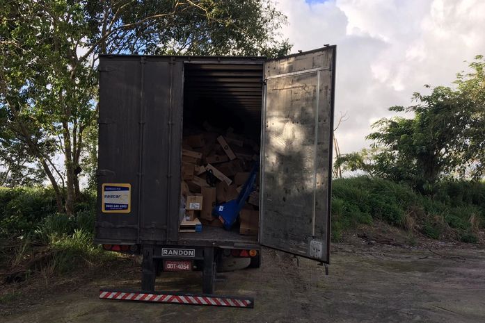 Carga foi localizada na BR-101