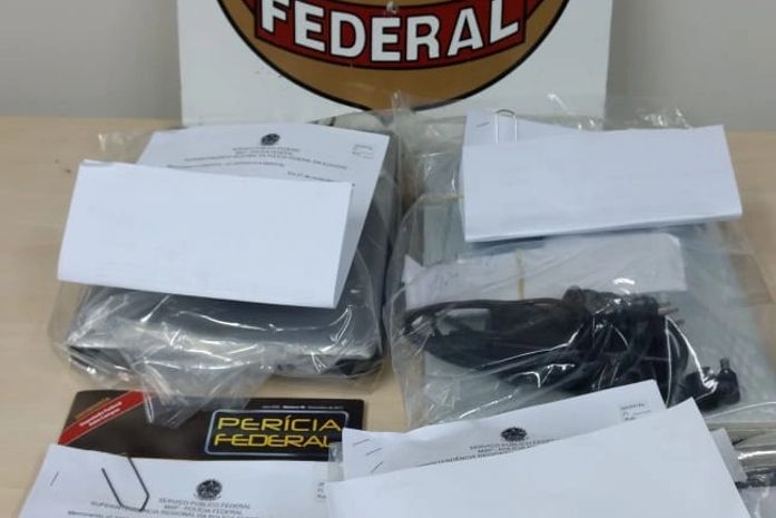 Material apreendido na operação