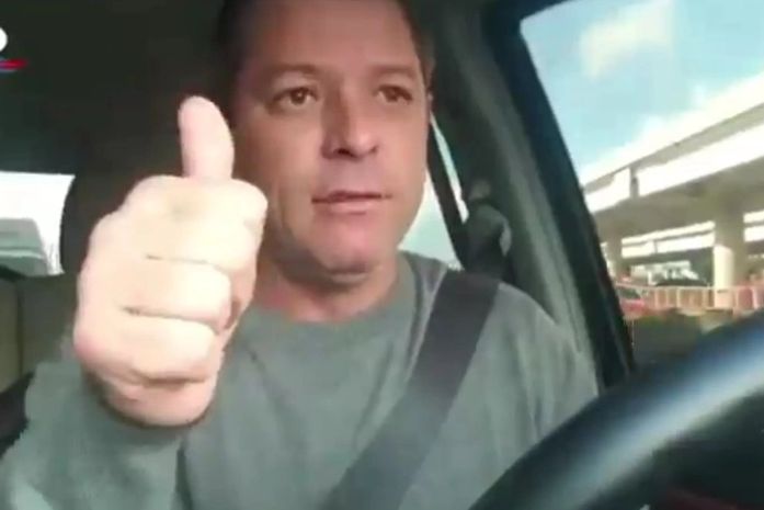 Cabo Bebeto em vídeo divulgado nas redes