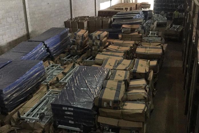 Camas motorizadas doadas pelo TJAL chegam ao Hospital Metropolitano, em Maceió