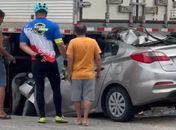 Colisão entre carro e caminhão deixa vítima fatal na AL-101, em Marechal Deodoro

