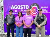 Secretaria da Mulher de São Miguel dos Campos realizou blitz da campanha “Agosto Lilás”