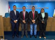 Prefeito Felipe Jatobá parabeniza novo presidente da Câmara de Jequiá da Praia