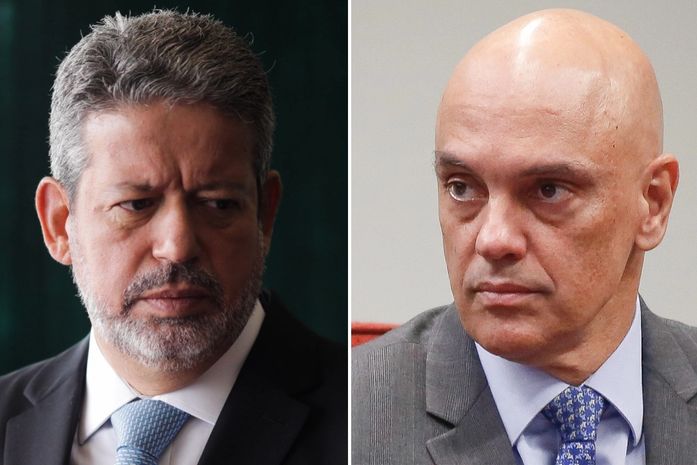 Arthur Lira e Alexandre de Moraes