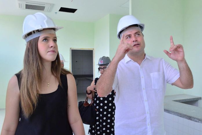 Cibele Moura e Renan Filho