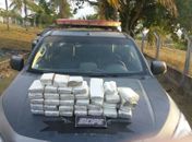 Operação integrada apreende grande quantidade de drogas na parte alta