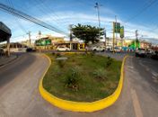 Bifurcação na Ladeira do Óleo ganha jardim, bancos e espaço para pedestres
