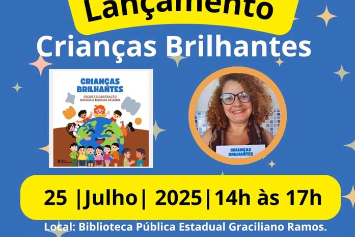 Rochelli Messias celebra lançamento de seu novo livro nesta sexta (25), em Maceió