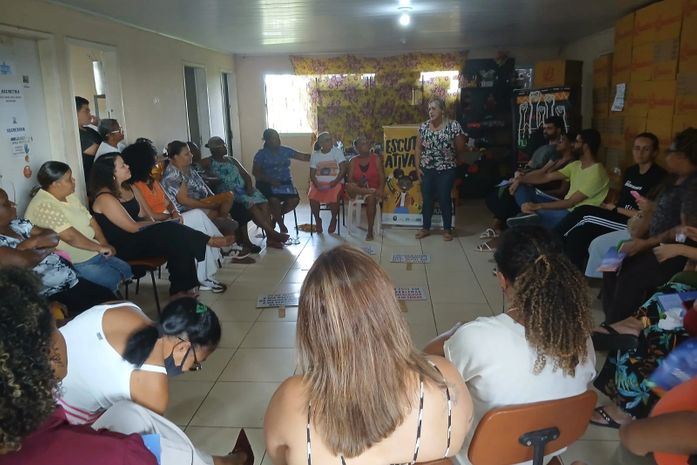 Com a articulação do Instituto Raízes de Áfricas, a  Equipe do HAOC dialogou com a realidade das iniquidades sociais das Mulheres Pretas da Periferia, em Maceió