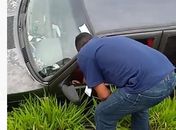 Carro de vítima saiu da pista