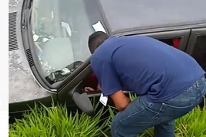 Carro de vítima saiu da pista