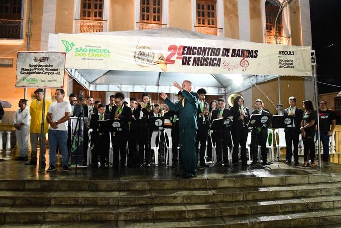 2º Encontro de Bandas levou muita música a São Miguel dos Campos neste final de semana
