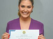 Angela Vanessa é diplomada pela Justiça eleitoral como prefeita da Laje