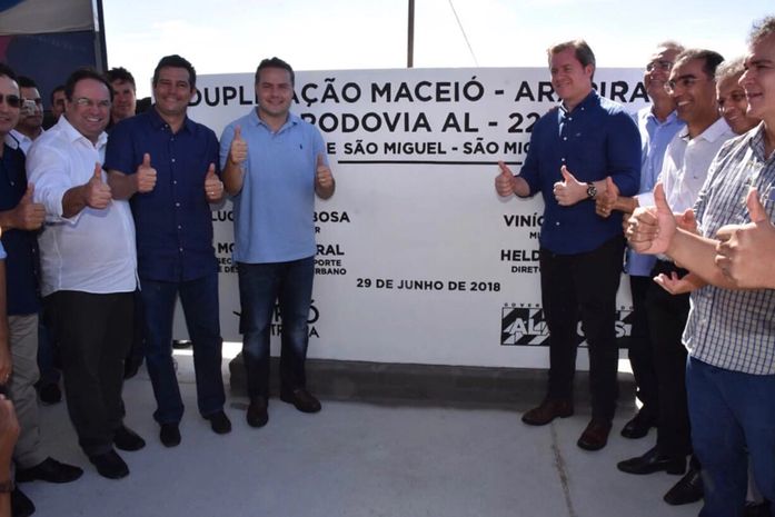 Marx Beltrão e Renan Filho inauguram duplicação do 1º trecho da AL-220