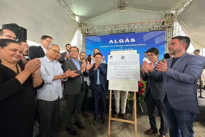 Algás e Governo de Alagoas entregam 18km de gasodutos ligando a Cidade Universitária até Cruz das Almas