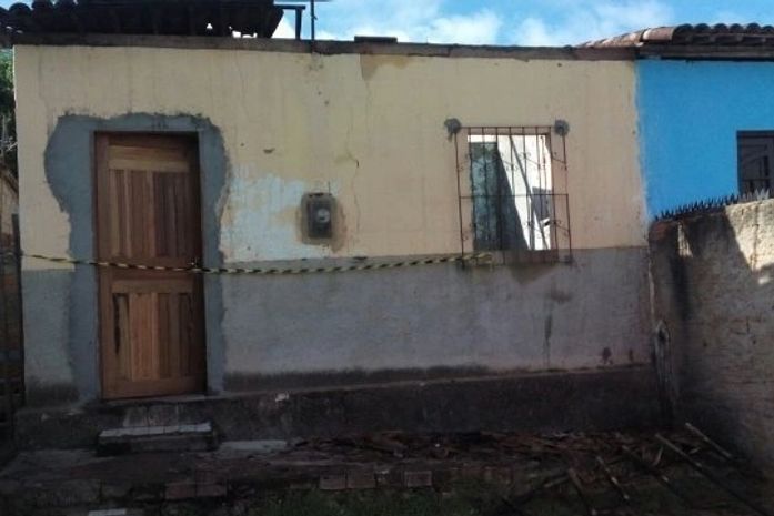 Casa onde ocorreu o incêndio.