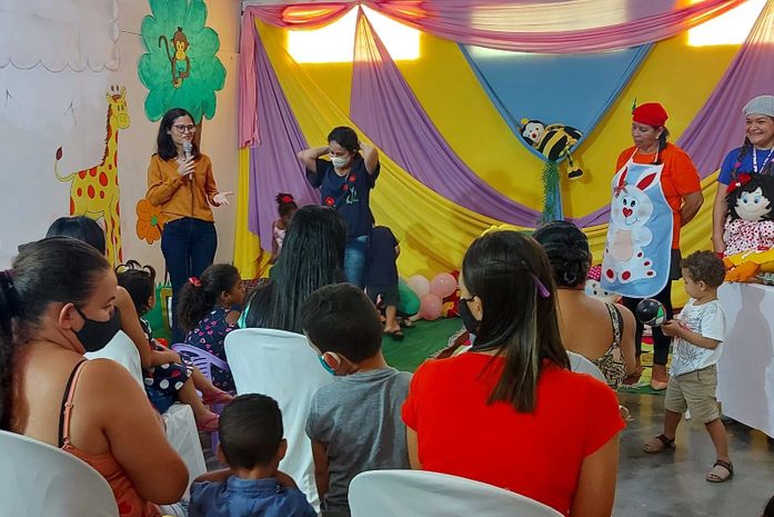 Programa Criança Feliz de Santana do Mundaú lança projeto Mochila Viajante da Primeira Infância