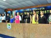 Artesãs são homenageadas pela Câmara com entrega de comenda