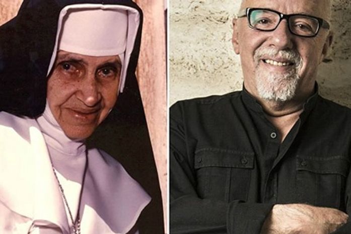 "Obrigado,Irmã Dulce, por seus dois milagres: matar a fome de alguém e permitir a volta do filho pródigo"- diz Paulo Coelho, o escritor.