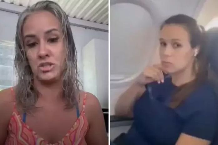 Quem é a mãe da criança do avião? Aline nega ter constrangido Jeniffer Castro
