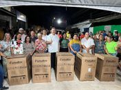 Prefeito George Clemente entregou mais 4 ruas pavimentadas no Hélio Jatobá; no total, já foram 15