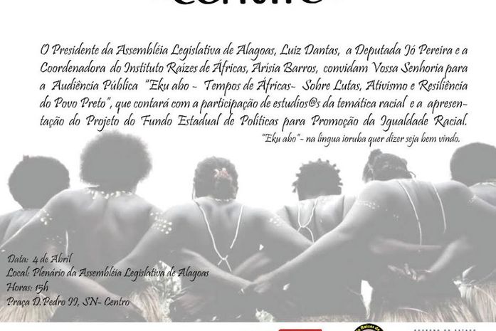 Assembleia Legislativa promove audiência pública na próxima segunda sobre lutas do "Povo Preto"