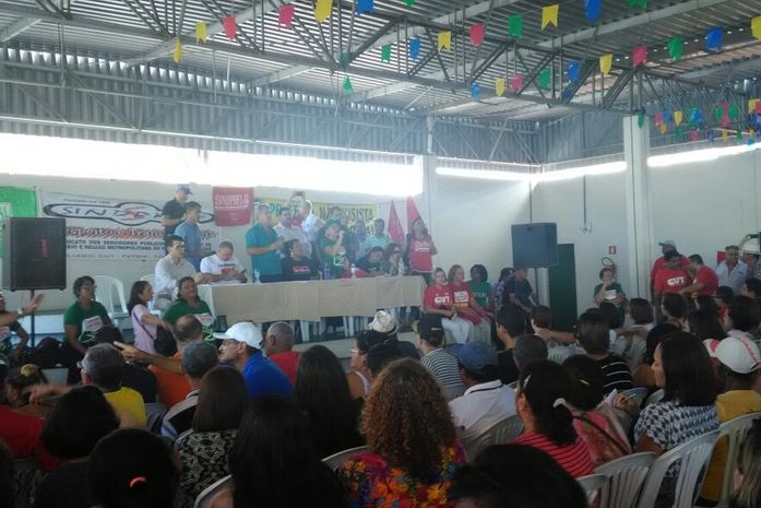 Assembleia Unificada realizada na manhã desta segunda-feira (21)