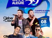 Campo Alegre traz atrações nacionais para festa de Emancipação Política; confira