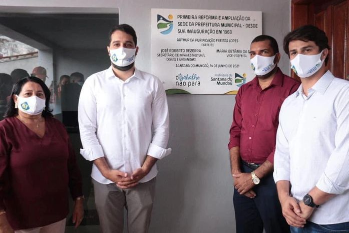 61 anos de Santana do Mundaú: nova sede administrativa é inaugurada